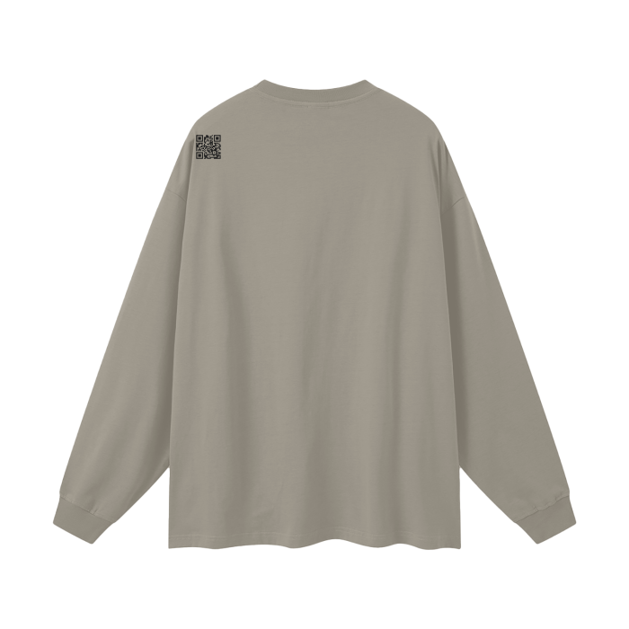 Gilded Streets™ (Rear Logo) - FOG Forged Cotton Long Sleeve Tee